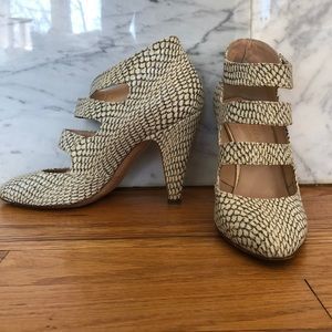 Snakeskin Loefflor Randall heels